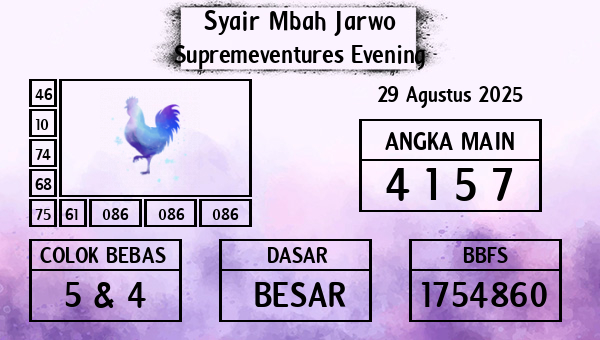 Syair Mbah Jarwo - Supremeventures Evening