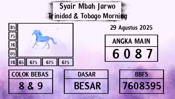 Syair Mbah Jarwo - Trinidad & Tobago Morning