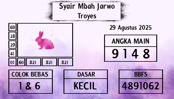 Syair Mbah Jarwo - Troyes
