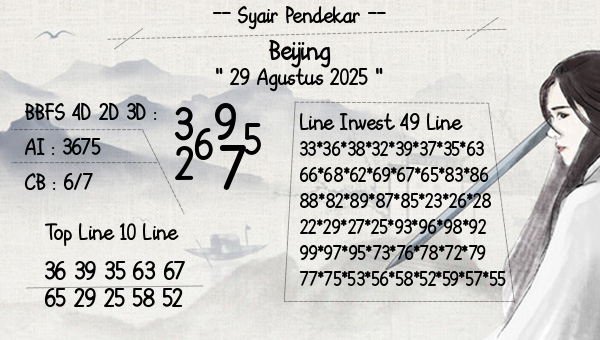 Syair Pendekar - Beijing