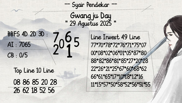 Syair Pendekar - Gwangju Day