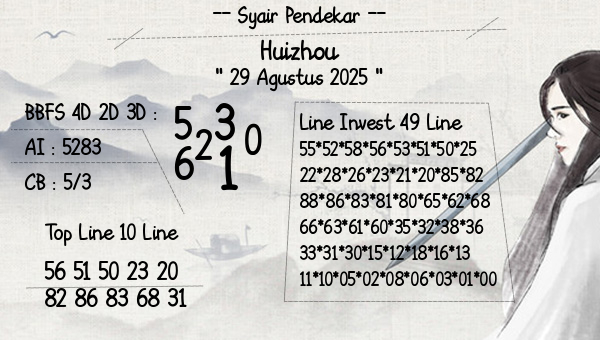 Syair Pendekar - Huizhou