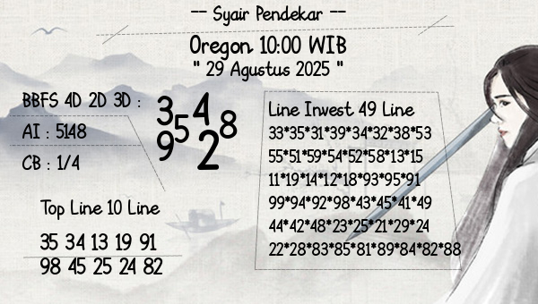 Syair Pendekar - Oregon 10:00 WIB