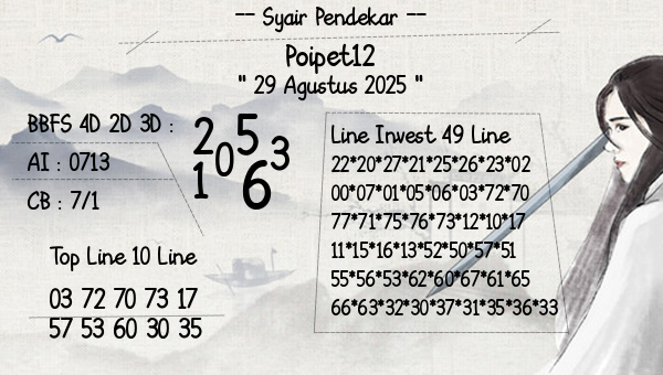 Syair Pendekar - Poipet12