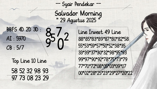 Syair Pendekar - Salvador Morning