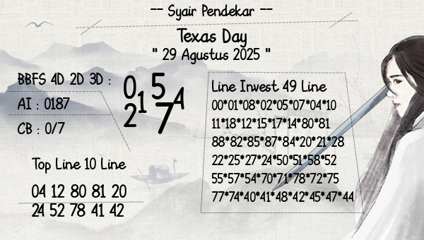 Syair Pendekar - Texas Day