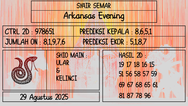 SYAIR SEMAR - Arkansas Evening
