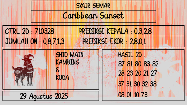 SYAIR SEMAR - Caribbean Sunset