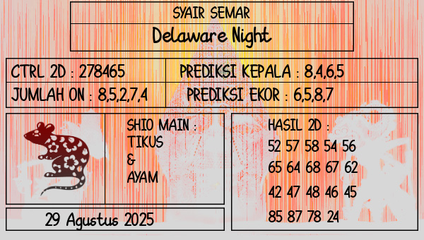 SYAIR SEMAR - Delaware Night