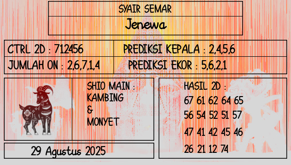 SYAIR SEMAR - Jenewa