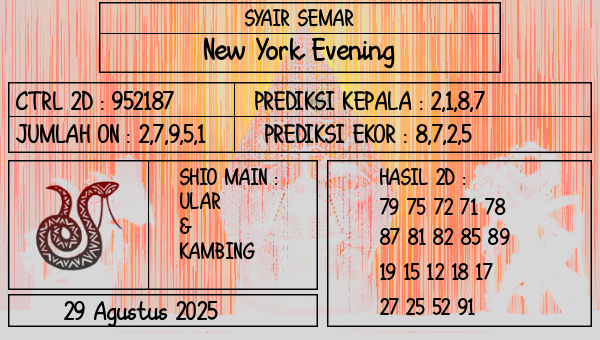 SYAIR SEMAR - New York Evening