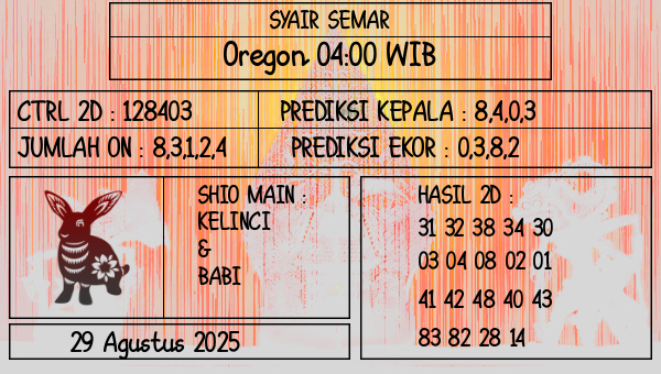 SYAIR SEMAR - Oregon 04:00 WIB