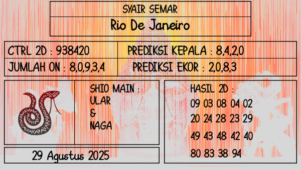 SYAIR SEMAR - Rio De Janeiro
