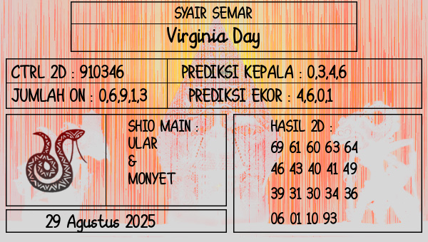 SYAIR SEMAR - Virginia Day