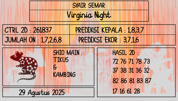 SYAIR SEMAR - Virginia Night