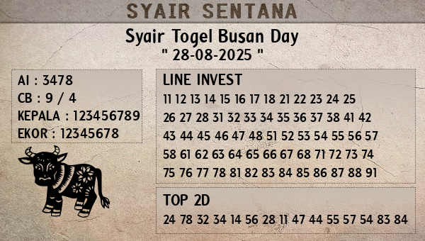  - Syair Togel Busan Day