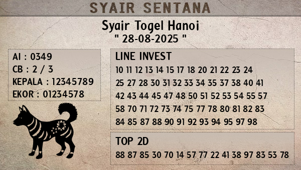  - Syair Togel Hanoi