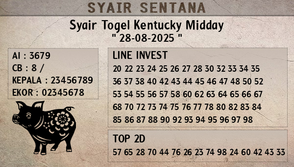  - Syair Togel Kentucky Midday