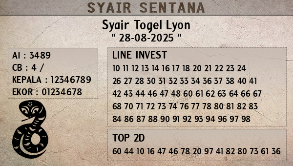  - Syair Togel Lyon