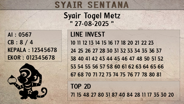  - Syair Togel Metz