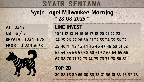  - Syair Togel Milwaukee Morning