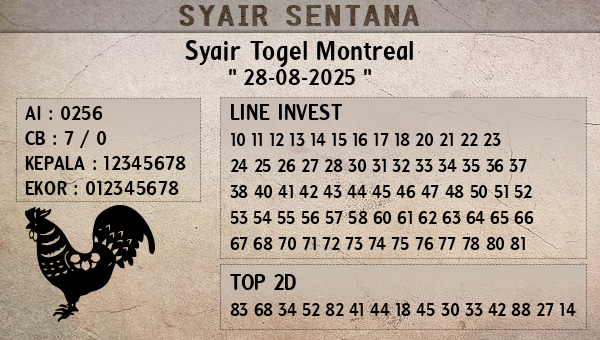  - Syair Togel Montreal