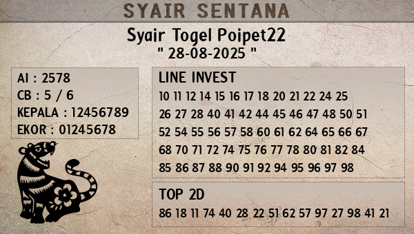  - Syair Togel Poipet22
