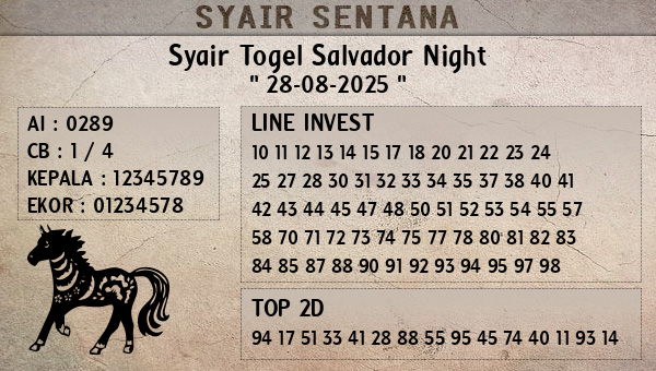  - Syair Togel Salvador Night