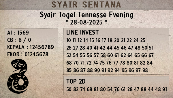  - Syair Togel Tennesse Evening