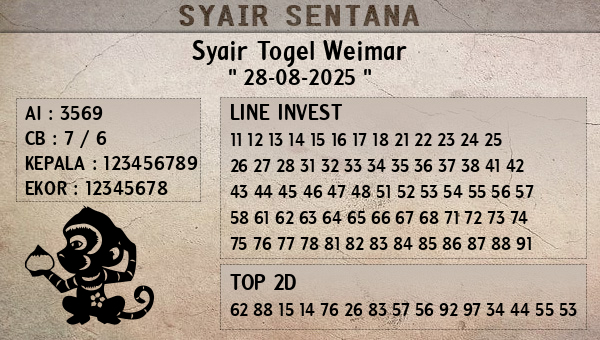  - Syair Togel Weimar