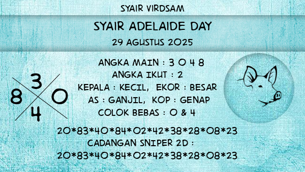 Syair Virdsam - Syair Adelaide Day