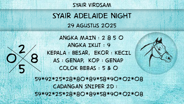Syair Virdsam - Syair Adelaide Night