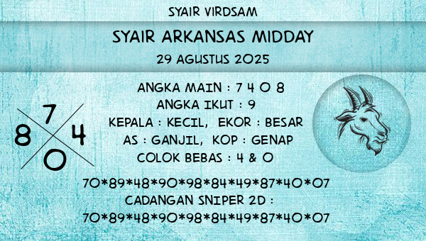 Syair Virdsam - Syair Arkansas Midday