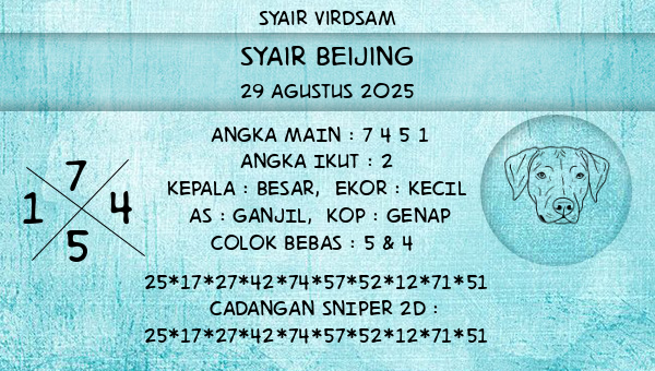 Syair Virdsam - Syair Beijing