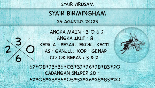 Syair Virdsam - Syair Birmingham