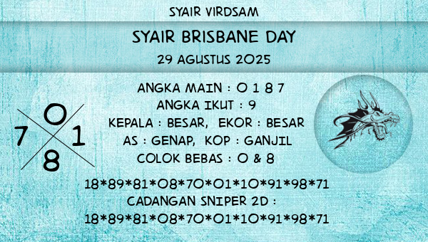 Syair Virdsam - Syair Brisbane Day