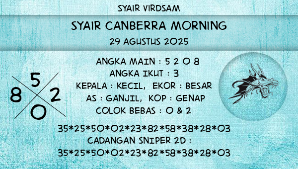 Syair Virdsam - Syair Canberra Morning