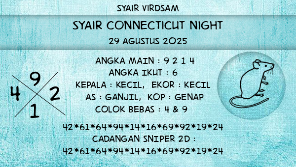 Syair Virdsam - Syair Connecticut Night