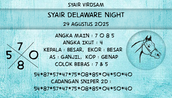 Syair Virdsam - Syair Delaware Night