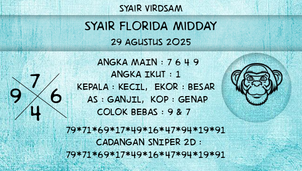 Syair Virdsam - Syair Florida Midday