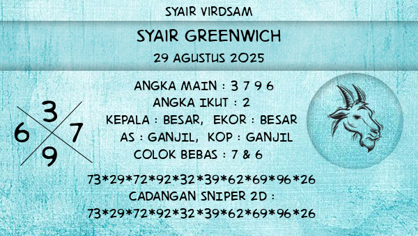 Syair Virdsam - Syair Greenwich