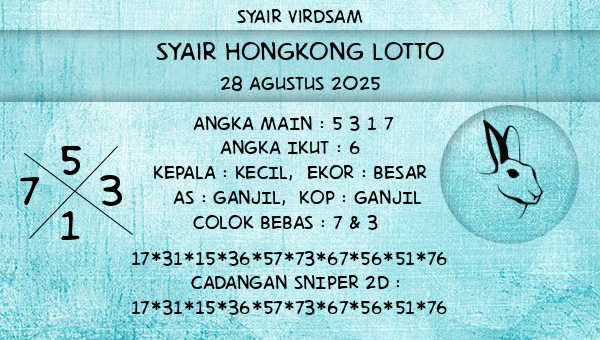 Syair Virdsam - Syair Hongkong Lotto