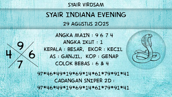 Syair Virdsam - Syair Indiana Evening