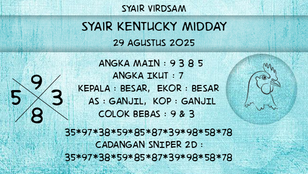 Syair Virdsam - Syair Kentucky Midday