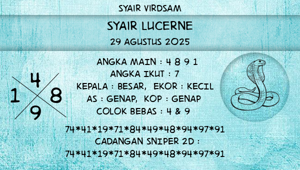 Syair Virdsam - Syair Lucerne