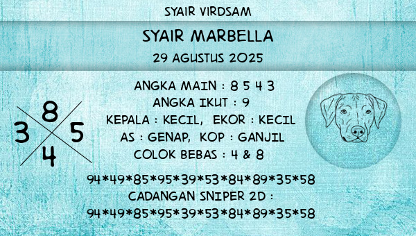 Syair Virdsam - Syair Marbella