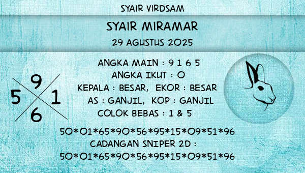 Syair Virdsam - Syair Miramar