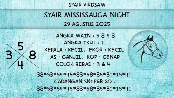 Syair Virdsam - Syair Mississauga Night