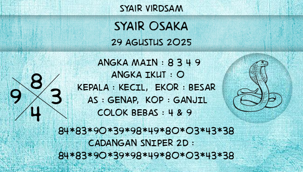 Syair Virdsam - Syair Osaka
