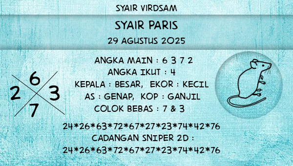 Syair Virdsam - Syair Paris